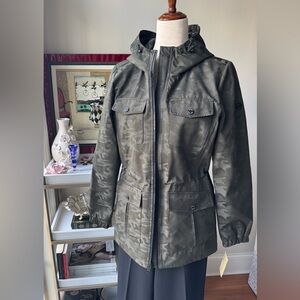 NWT Michael Kors Olive camouflage Utility Jacket